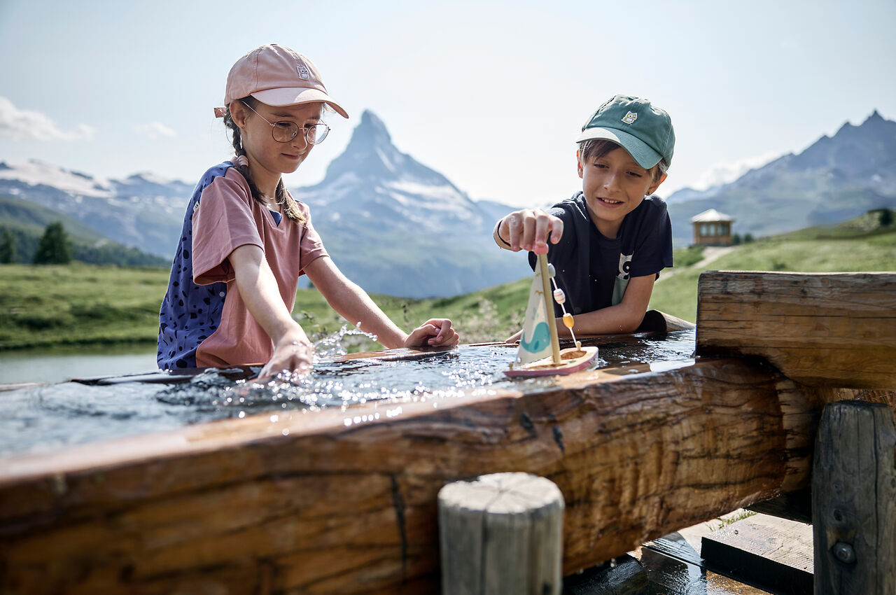 Wandern mit der ganzen Familie in Zermatt