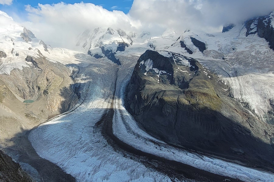 Gornergletscher im Sommer